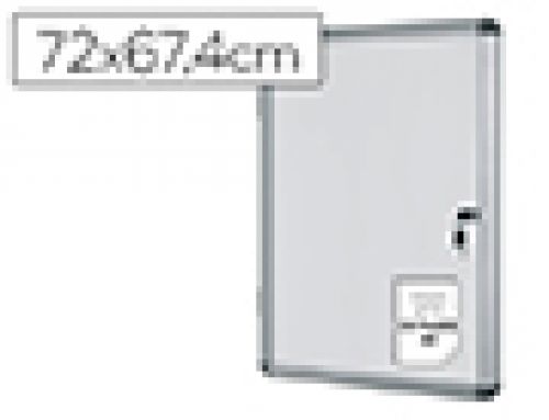 Vitrine Interior Bi-Office Magnética Enclore 67x72cm Branco , Bi-office , VT620109150 , 5603750529156
